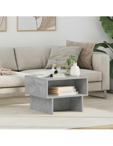 Tavolino da salotto Grigio cemento 48 x 46 x 35 cm