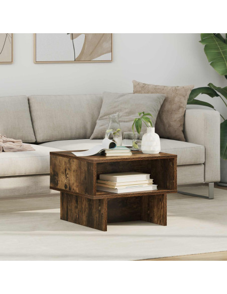 Tavolino da salotto Rovere fumé 48 x 46 x 35 cm