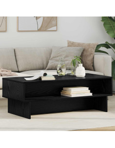 Tavolino da salotto Rovere Nero 100 x 46 x 35 cm