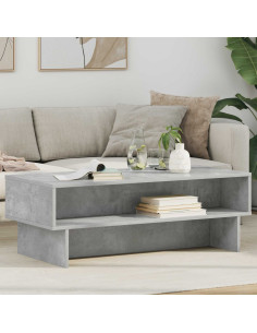 Tavolino da salotto Grigio cemento 100 x 46 x 35 cm