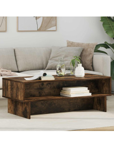 Tavolino da salotto Rovere fumé 100 x 46 x 35 cm