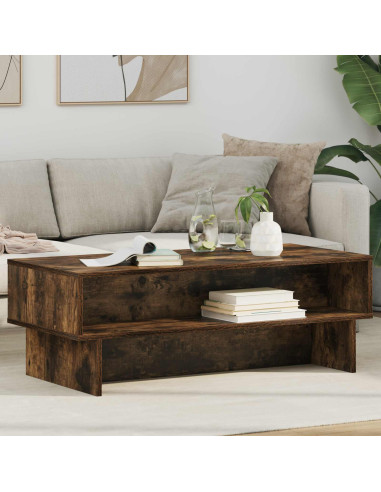 Tavolino da salotto Rovere fumé 100 x 46 x 35 cm