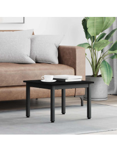 Tavolino da salotto Rovere Nero 50 x 50 x 36 cm