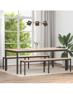 Tavolo da pranzo Naturale 200 x 100 x 75 cm Pino massello