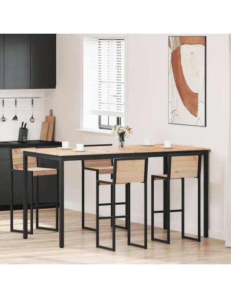 Tavolo da bar Naturale 110 x 55 x 105 cm Pino massello