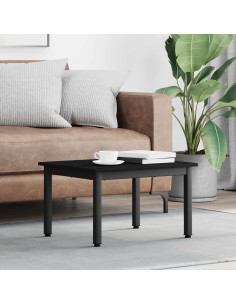 Tavolino da salotto Rovere Nero 60 x 50 x 36 cm