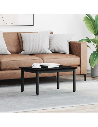 Tavolino da salotto Rovere Nero 70 x 50 x 36 cm