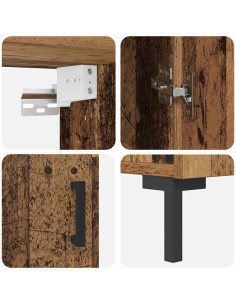 Credenza Legno vecchio 69,5 x 34 x 180 cm Legno multistrato