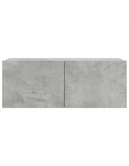 Set di Mobili Porta TV 7 pz Grigio Cemento in Legno Multistrato