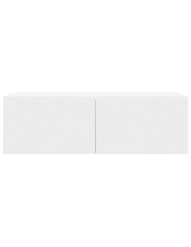 Set di Mobili Porta TV 7 pz Bianco in Legno Multistrato