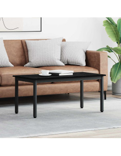 Tavolino da salotto Rovere Nero 100 x 50 x 45 cm