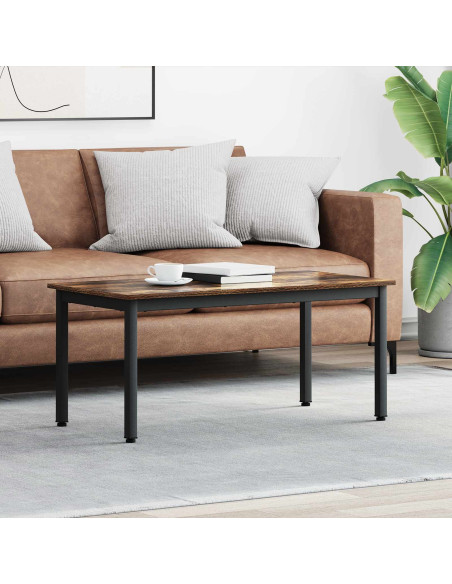 Tavolino da salotto Quercia Fumosa 100 x 50 x 45 cm