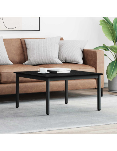 Tavolino da salotto Rovere Nero 80 x 80 x 45 cm