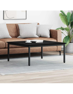 Tavolino da salotto Rovere Nero 100 x 100 x 45 cm