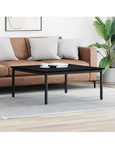 Tavolino da salotto Rovere Nero 100 x 100 x 45 cm