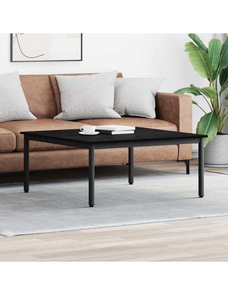 Tavolino da salotto Rovere Nero 100 x 100 x 45 cm