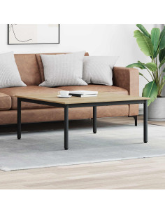 Tavolino da salotto Sonoma 100 x 100 x 45 cm Legno multistrato