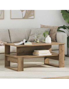 Tavolino da salotto Rovere artigianale 90 x 50 x 40 cm