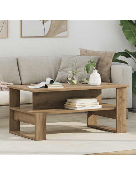 Tavolino da salotto Rovere artigianale 90 x 50 x 40 cm