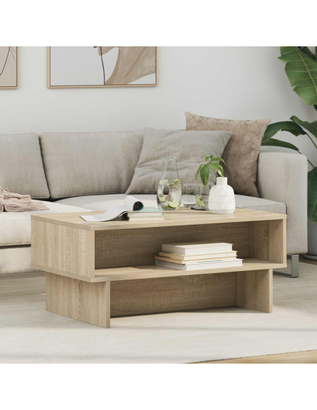 Tavolino da salotto Rovere Sonoma 80 x 46 x 35 cm