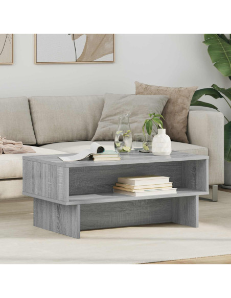 Tavolino da salotto Grigio Sonoma 80 x 46 x 35 cm