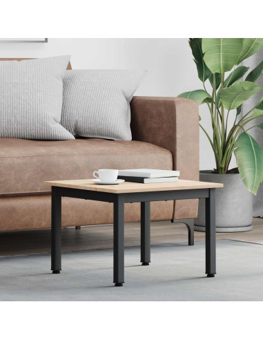 Tavolino da salotto Naturale 50 x 50 x 36 cm Pino massello