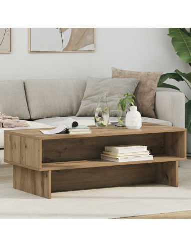 Tavolino da salotto Rovere artigianale 100 x 46 x 35 cm