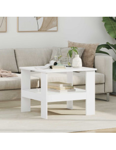Tavolino da salotto Bianco 57 x 55 x 45 cm Legno multistrato