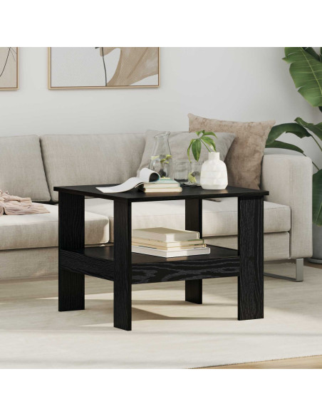 Tavolino da salotto Rovere Nero 57 x 55 x 45 cm