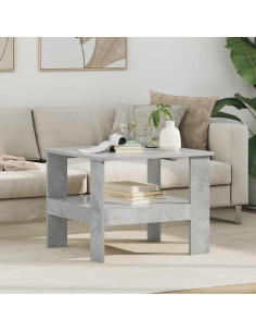 Tavolino da salotto Grigio cemento 57 x 55 x 45 cm
