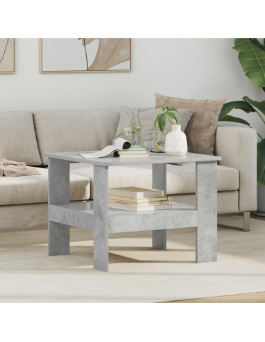 Tavolino da salotto Grigio cemento 57 x 55 x 45 cm