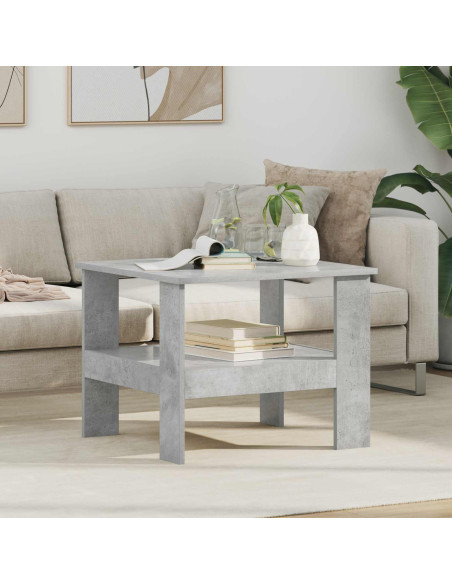 Tavolino da salotto Grigio cemento 57 x 55 x 45 cm