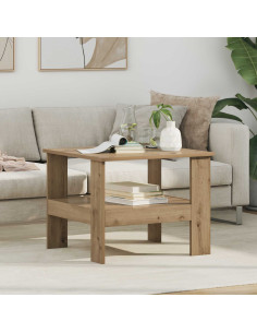 Tavolino da salotto Rovere artigianale 57 x 55 x 45 cm