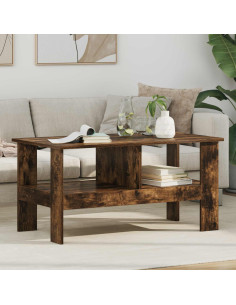 Tavolino da salotto Rovere fumé 90 x 50 x 45 cm