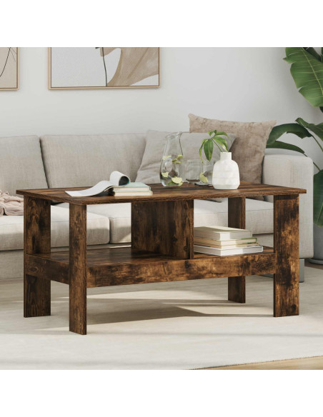 Tavolino da salotto Rovere fumé 90 x 50 x 45 cm