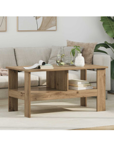 Tavolino da salotto Rovere artigianale 90 x 50 x 45 cm