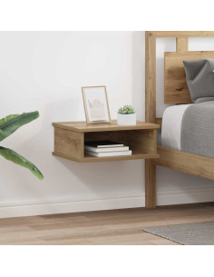 Comodino 2 pcs Rovere artigianale 40 x 31 x 15 cm