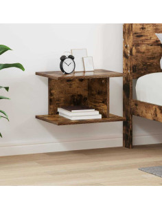 Comodino Rovere fumé 40 x 30 x 25 cm Legno multistrato