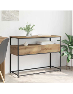 Tavolo consolle Rovere artigianale 100 x 40 x 75 cm