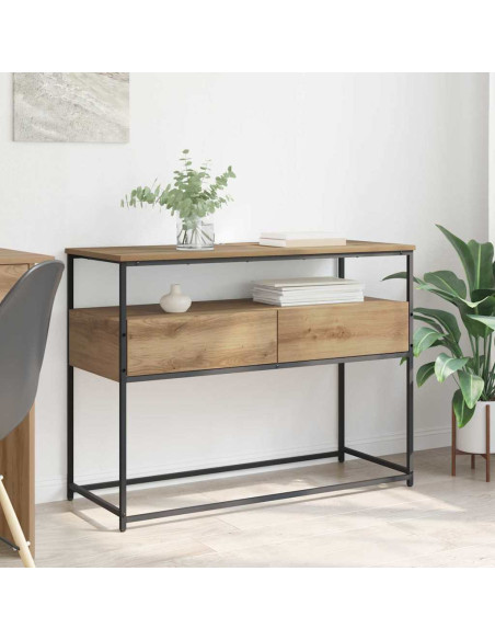 Tavolo consolle Rovere artigianale 100 x 40 x 75 cm