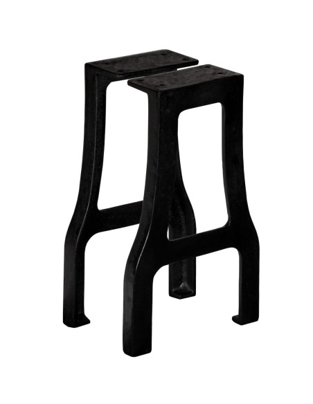 Gambe per Panca 2 pz a Forma di A in Ghisa
