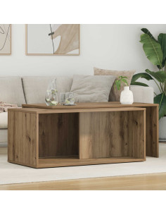 Set di Tavolini da Caffè 2 pcs Rovere artigianale