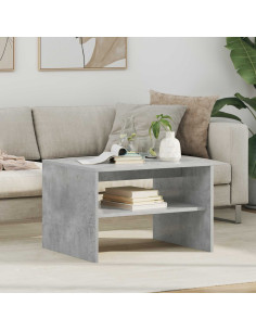 Tavolino da salotto Grigio cemento 60 x 50 x 40 cm