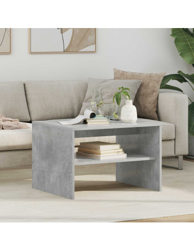 Tavolino da salotto Grigio cemento 60 x 50 x 40 cm