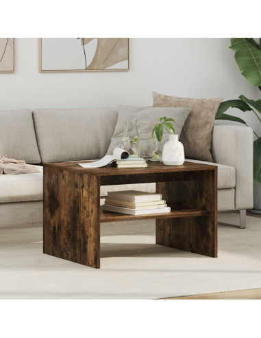Tavolino da salotto Rovere fumé 60 x 50 x 40 cm