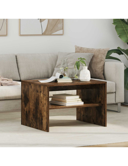Tavolino da salotto Rovere fumé 60 x 50 x 40 cm