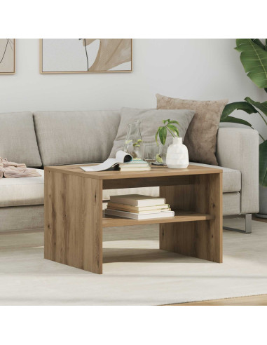 Tavolino da salotto Rovere artigianale 60 x 50 x 40 cm