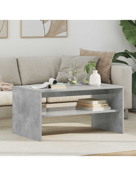 Tavolino da salotto Grigio cemento 80 x 50 x 40 cm