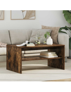 Tavolino da salotto Rovere fumé 80 x 50 x 40 cm