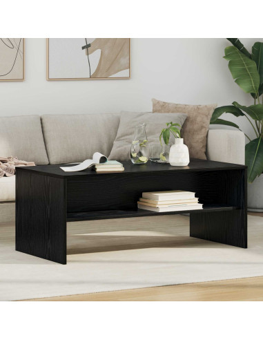 Tavolino da salotto Rovere Nero 100 x 50 x 40 cm